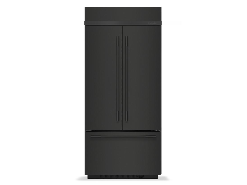36" Kitchenaid 20.8 Cu. Ft. Built-In French Door Bottom Mount Refrigerator - KBFN536SBE