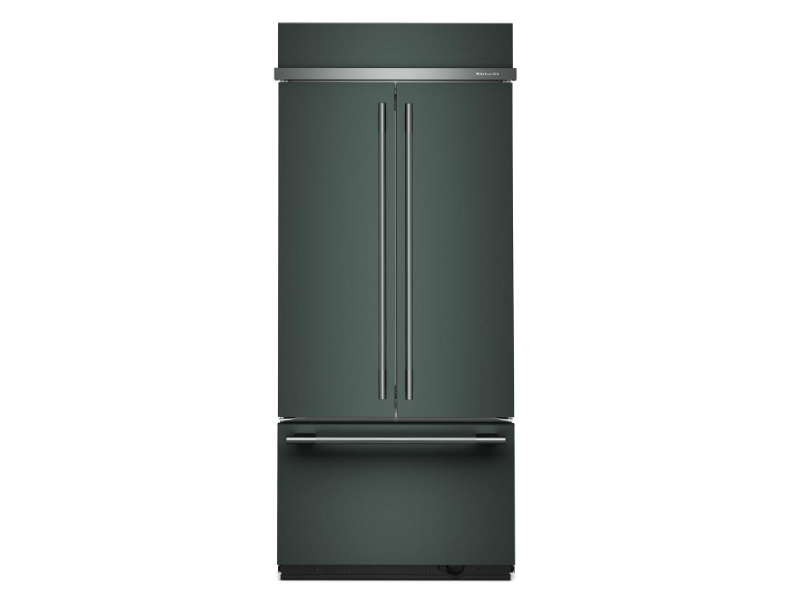 36" Kitchenaid 20.8 Cu. Ft. Built-In French Door Bottom Mount Refrigerator - KBFN536SJP