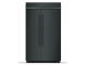 48" Kitchenaid 30 Cu. Ft. Built-In Side-by-Side Refrigerator with Platinum Interior - KBSN748SJP