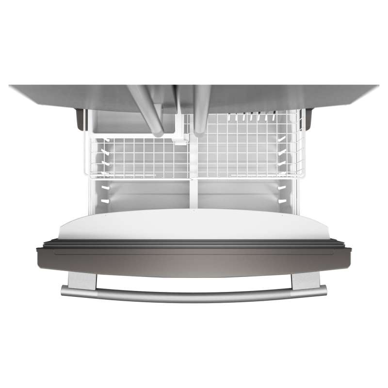 36" KitchenAid 25 Cu. Ft. Standard-Depth French Door Refrigerator - KRFF136SPS