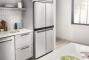 36" Whirlpool 19.4 Cu. Ft. Counter Depth 4 Door Refrigerator  - WRQA59CNKZ