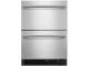 24" KitchenAid Stainless Steel Undercounter Double-Drawer Refrigerator/Freezer - KUCT524SSB