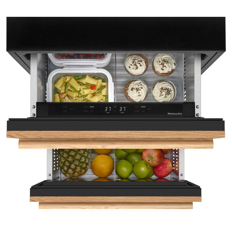24" KitchenAid Panel-Ready Undercounter Double-Drawer Refrigerator/Freezer - KUCT524SPA