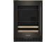 24" KitchenAid Beverage Center with Glass Door and Wood-Front Racks - KUBL524SBE