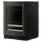 24" KitchenAid Beverage Center with Glass Door and Wood-Front Racks - KUBL524SBE