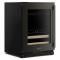 24" KitchenAid Beverage Center with Glass Door and Wood-Front Racks - KUBL524SBE