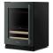 24" KitchenAid Beverage Center with Glass Door and Wood-Front Racks - KUBL524SJP