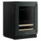 24" KitchenAid Beverage Center with Glass Door and Wood-Front Racks - KUBL524SJP