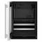 24" KitchenAid Beverage Center with Glass Door and Metal-Front Racks - KUBL524SSB