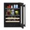 24" KitchenAid Beverage Center with Glass Door and Wood-Front Racks - KUBR524SBE