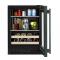 24" KitchenAid Beverage Center with Glass Door and Wood-Front Racks - KUBR524SJP