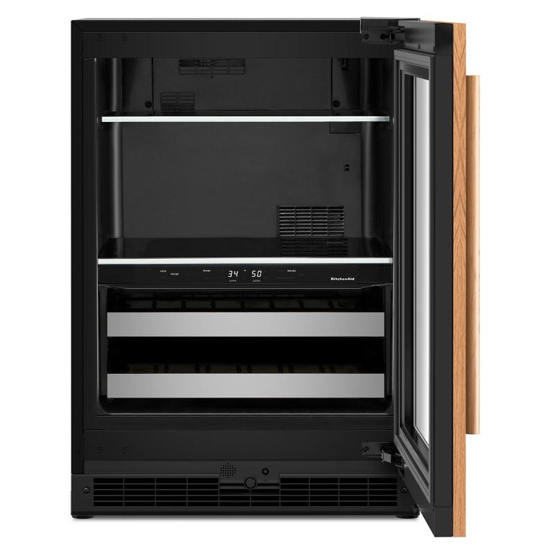 24" KitchenAid Panel-Ready Beverage Center - KUBR524SPA