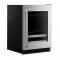 24" KitchenAid Beverage Center with Glass Door and Metal-Front Racks - KUBR524SSB