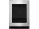 24" KitchenAid Undercounter Refrigerator with Glass Door - KURL324SSB