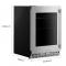 24" KitchenAid Undercounter Refrigerator with Glass Door and Shelves with Metallic Accents - KURL524SPS
