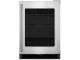 24" KitchenAid Undercounter Refrigerator with Glass Door - KURR324SSB