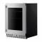 24" KitchenAid Undercounter Refrigerator with Glass Door and Shelves with Metallic Accents - KURR524SPS
