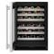 24" KitchenAid Undercounter Wine Cellar with Full-Extension Metal-Front Racks - KUWL324SSB