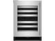 24" KitchenAid Undercounter Wine Cellar with Full-Extension Metal-Front Racks - KUWL324SSB