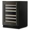 24" KitchenAid Undercounter Wine Cellar with Full-Extension Wood-Front Racks - KUWL524SBE