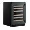 24" KitchenAid Undercounter Wine Cellar with Full-Extension Wood-Front Racks - KUWL524SJP