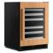 24" KitchenAid Undercounter Wine Cellar with Full-Extension Wood-Front Racks - KUWR324SPA