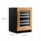 24" KitchenAid Undercounter Wine Cellar with Full-Extension Wood-Front Racks - KUWR324SPA