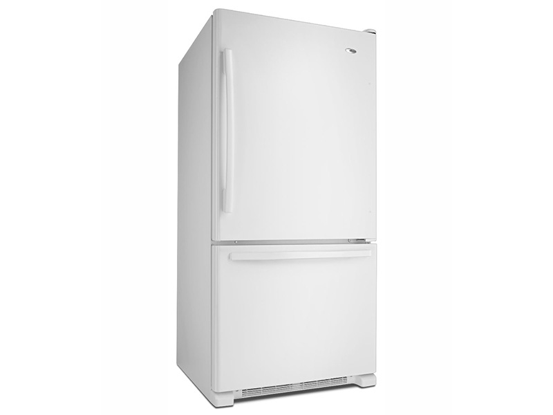 33" Amana 22 cu. ft. Bottom-Freezer Refrigerator  - ABB2224BRW