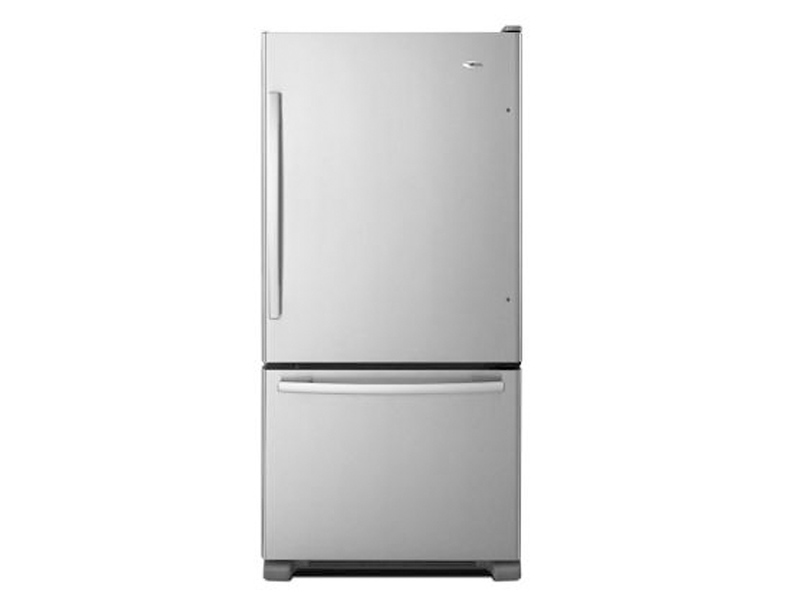 33" Amana 22 Cu. Ft. Amana Bottom-Freezer Refrigerator - ABB2224BRM