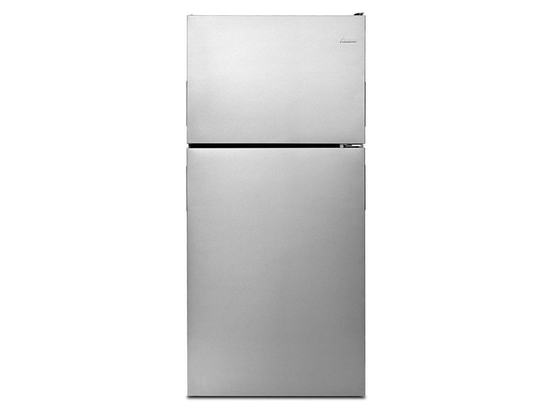 30" Amana 18 Cu. Ft. Top-Freezer Refrigerator With Glass Shelves - ART318FFDS