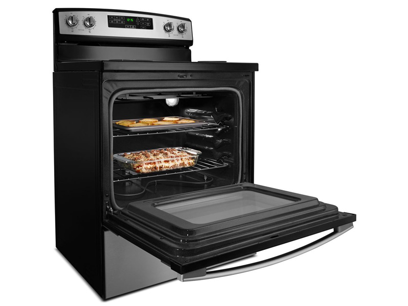 30" Amana Electric Range With Self-Clean Option - YACR4503SFW