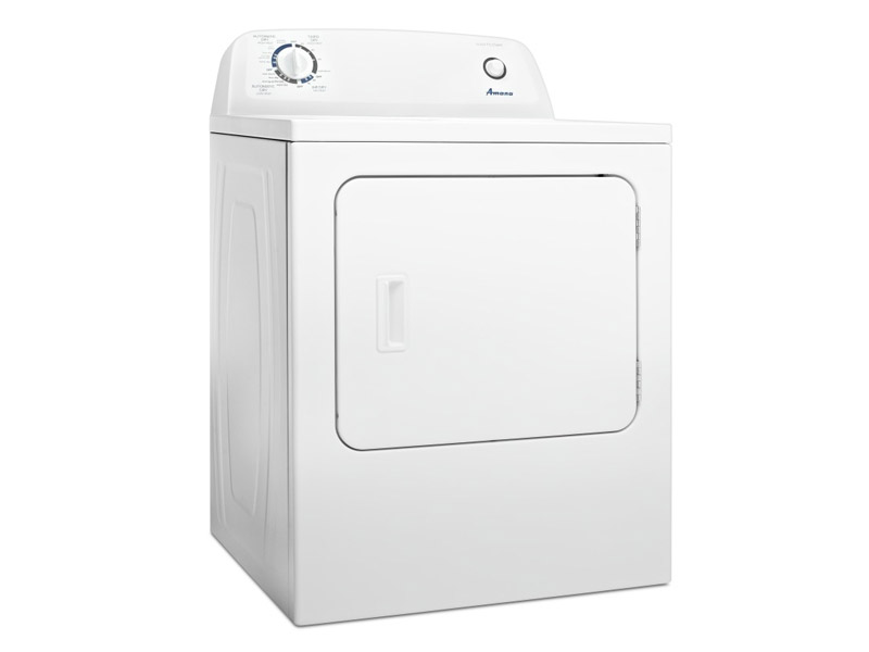 29" 6.5 cu. ft.  Amana Top-Load Electric Dryer with Automatic Dryness Control - YNED4655EW