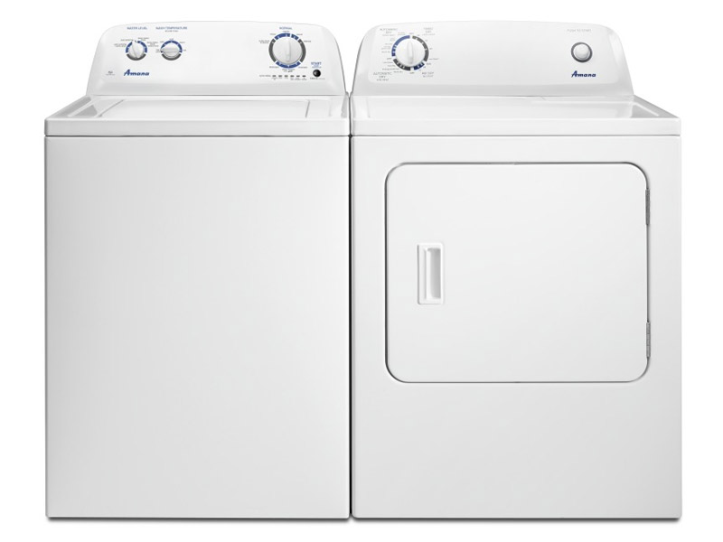 29" Amana 6.5 Cu. Ft. Top-Load Gas Dryer With Automatic Dryness Control - NGD4655EW