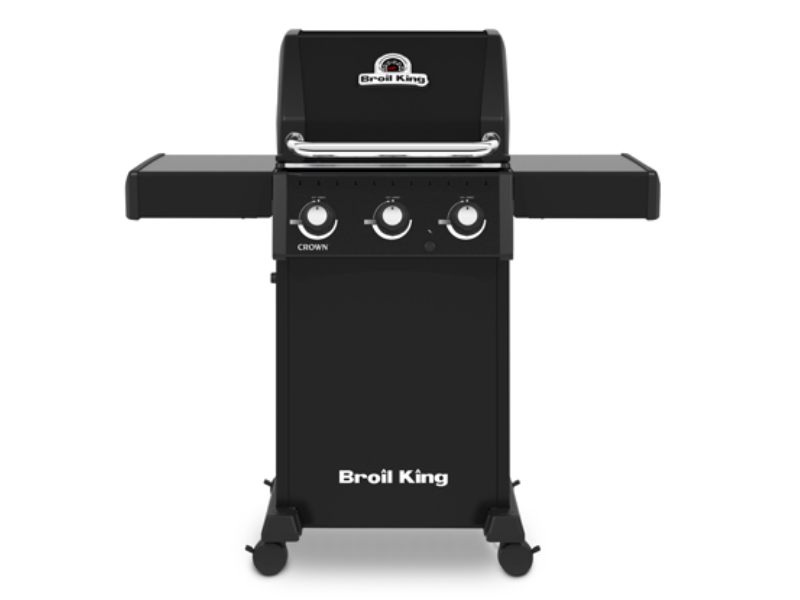 Broil King Crown 310 Natural Gas Grill with 3 Stainless Steel Dual-Tube Burners - 864057 NG