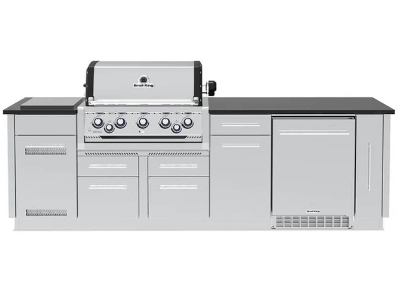 Broil King Outdoor Kitchen Island Imperial S 590iF Grill - 896844F LP