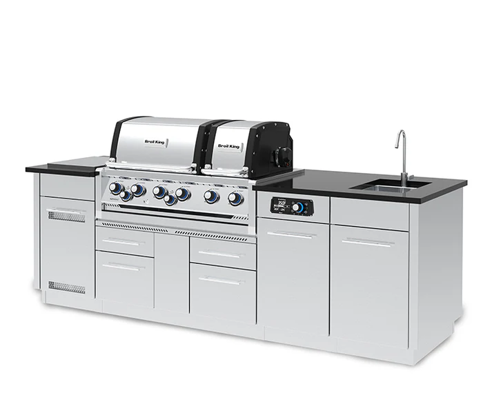Broil King Imperial QS 690iE 6 Burner Liquid Propane Gas Grill - 697844E LP
