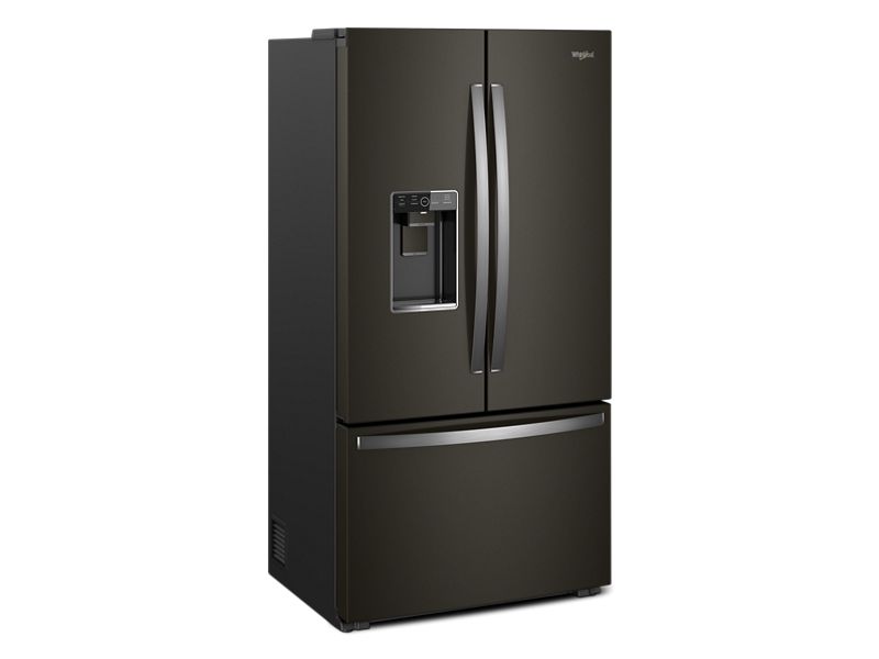 36" Whirlpool Counter Depth French Door Refrigerator in Black Stainless Steel - WRFC9636RV
