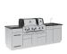Broil King Outdoor Kitchen with Imperial S 690iE Island Grill - 897844E LP