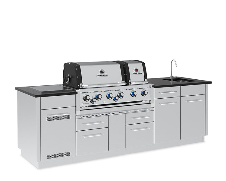 Broil King Outdoor Kitchen with Imperial S 690iE Island Grill - 897847E NG
