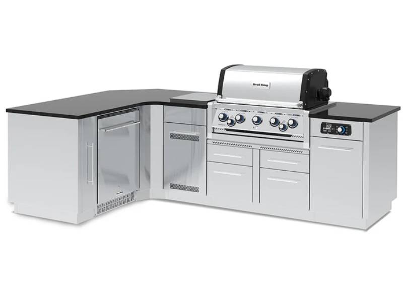 Broil King Outdoor Kitchen Island Imperial QS 590iJ Grill - 696844J LP