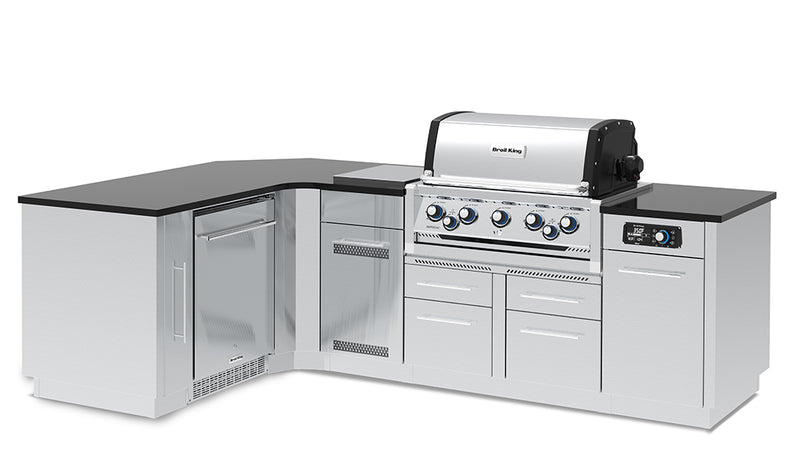 BBroil King Outdoor Kitchen Island Imperial QS 590iJ Grill - 696847J NG