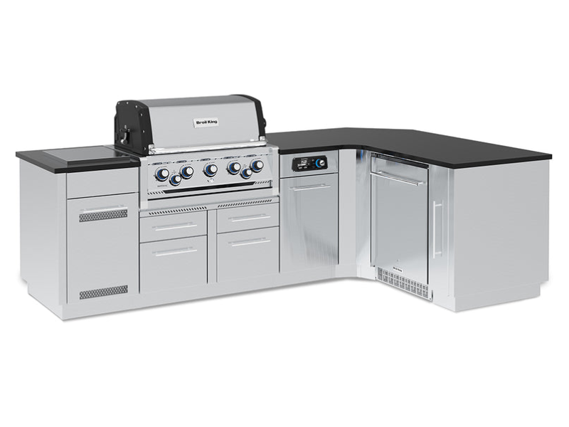 Broil King Imperial QS 590iG Liquid Propane Island Gas Grill - 696844G LP