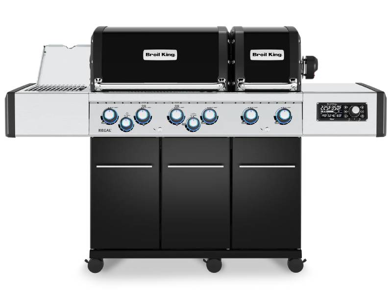 Broil King Regal Q 690 Pro Infrared 6-Burner Propane Gas BBQ Grill - 689244 LP