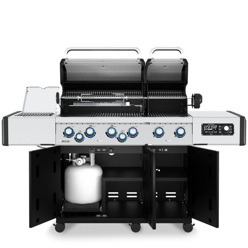 Broil King Regal Q 690 Pro Infrared 6-Burner Propane Gas BBQ Grill - 689244 LP