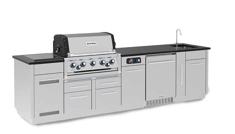 Broil King Imperial QS 590iH Liquid Propane Island Gas Grill - 696844H LP