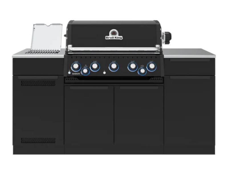 Broil King Baron 590i IR Shadow Natural Gas Grill - 876847 NG
