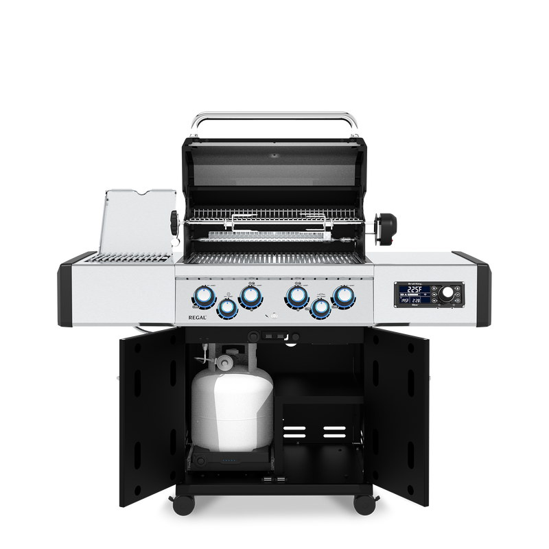Broil King Regal Q 490 Pro Infrared Freestanding Liquid Propane Grill - 687244 LP