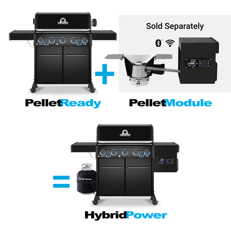 Broil King Baron 590 Pro Shadow Liquid Propane Grill - 675144 LP