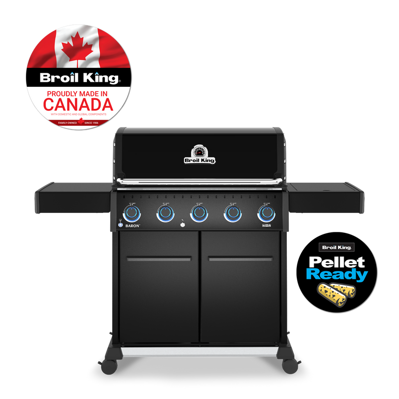 Broil King Baron 520 Pro Shadow Freestanding Gas Grill - 675117 NG
