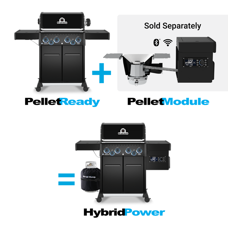 Broil King Baron 490 Pro Shadow Liquid Propane Grill - 674144 LP